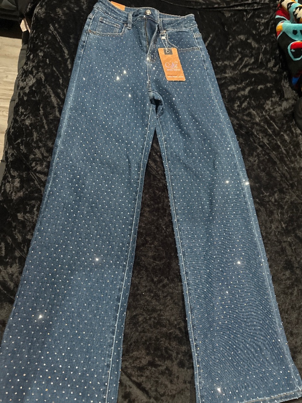 Rhinestone jeans